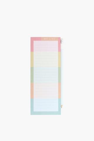Kara Notepad With Pencil