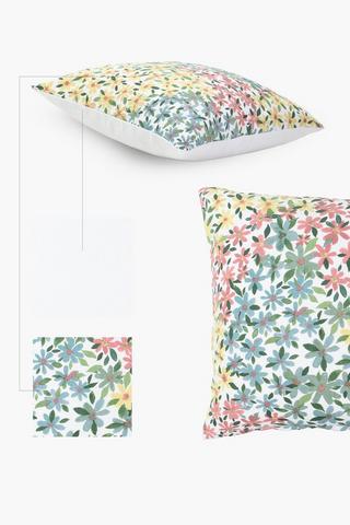 Printed Roxy Floral Scatter Cushion Cover, 50x50cm