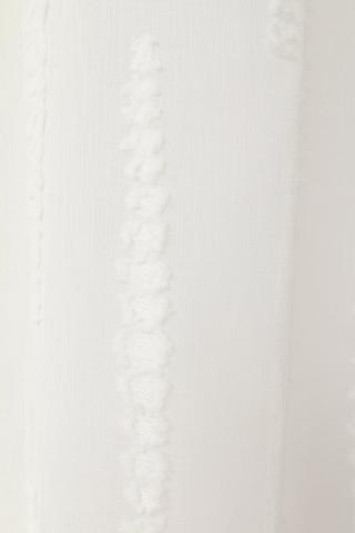 Sheer Staggered Line Eyelet Curtain, 140x225cm