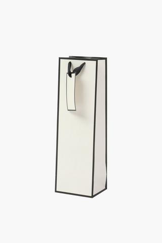 Colour Block Wine Gift Bag