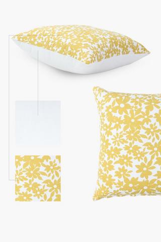 2 Pack Bellavista Floral Scatter Cushion Covers, 45x45cm