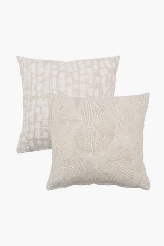 2 Pack Kei Coast Scatter Cushion Covers, 45x45cm