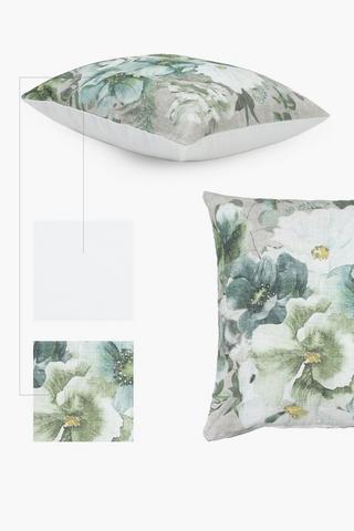 Printed Kennedy Floral Scatter Cushion Cover, 60x60cm