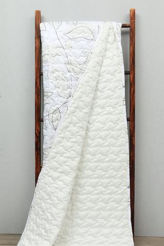 Printed Twirl Foil Constance Botanic Quilt, 200x220cm