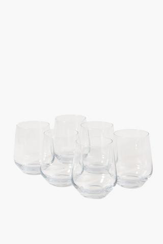 6 Pack Splendour Whiskey Glasses