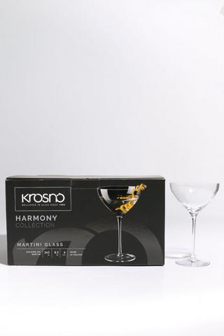 6 Pack Harmony Martini Glasses