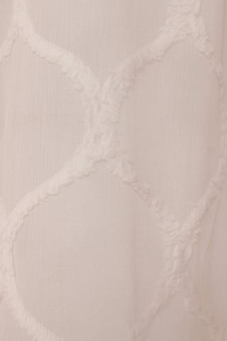 Rod Sleeve Tufted Trellis Curtain, 140x223cm