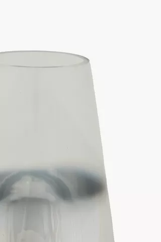 Reactive Glass Vase, 18x30cm