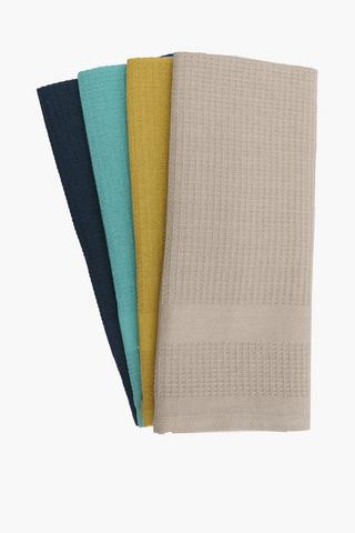 4 Pack 100% Cotton Tea Towels
