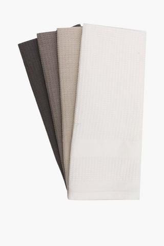 4 Pack 100% Cotton Tea Towels
