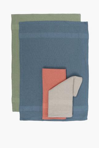 4 Pack 100% Cotton Tea Towels