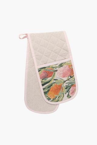 Kamburg Floral Double Oven Glove