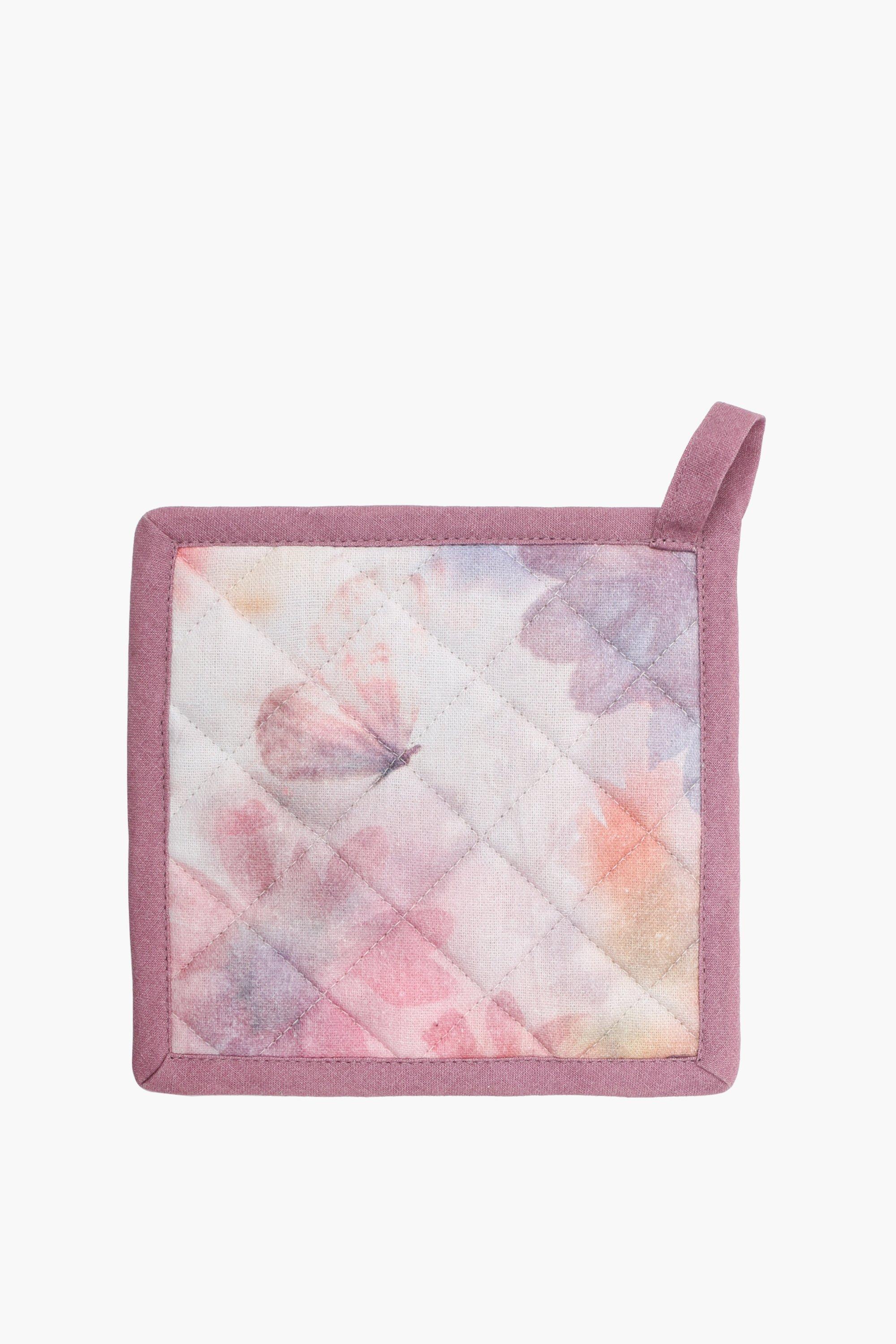 Printed Floral Pot Holder