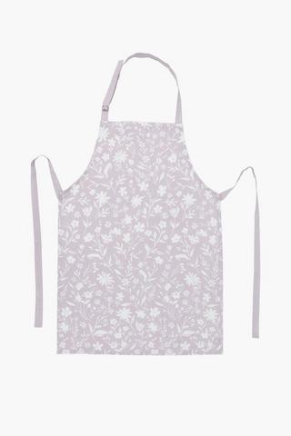 Printed Bellavista Cotton Apron