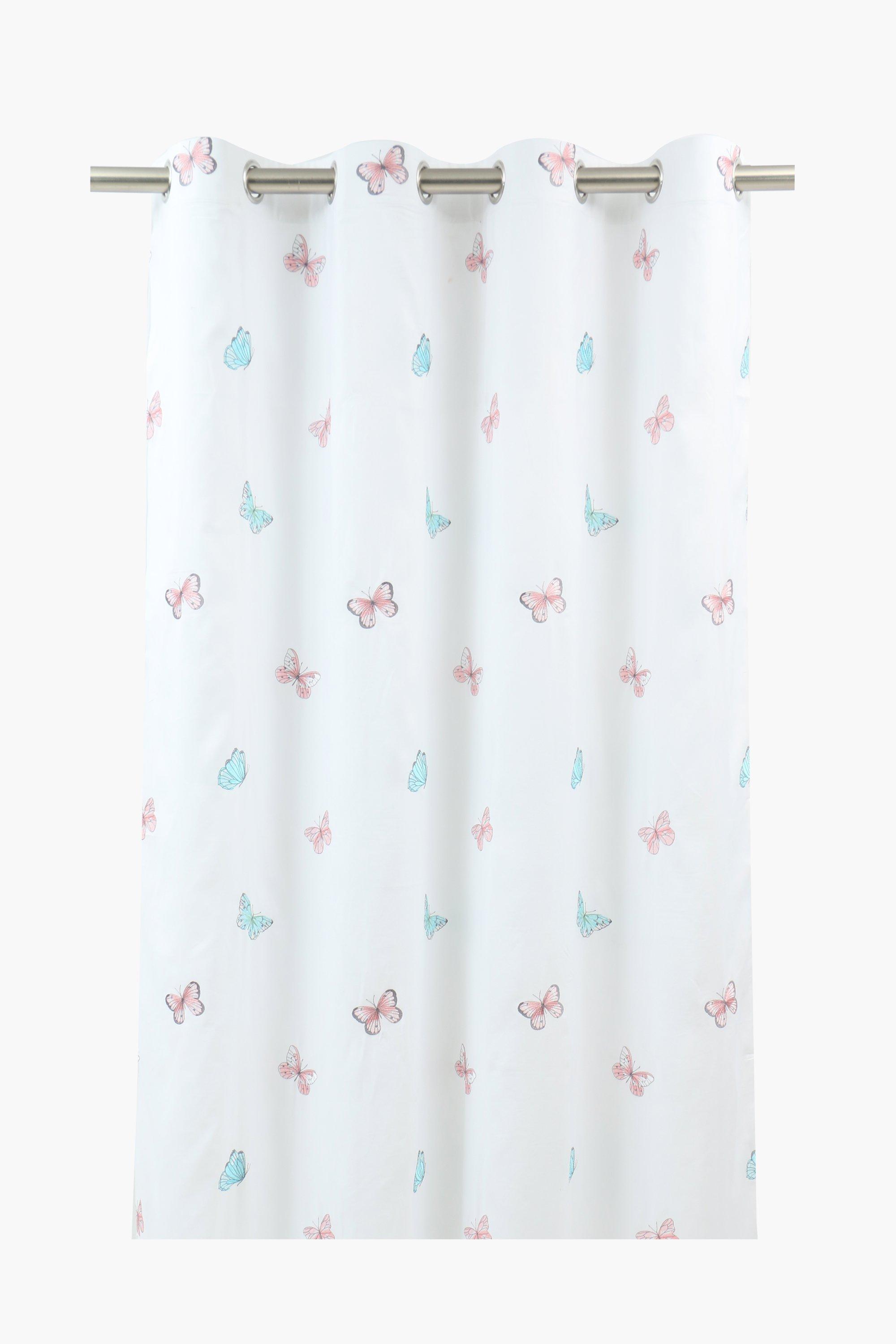 Embroidered Butterfly Curtain, 140x225cm