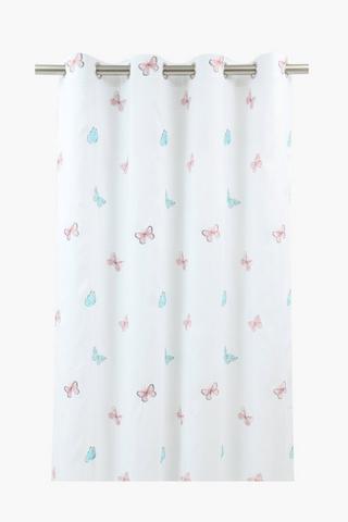 Embroidered Butterfly Curtain, 140x225cm