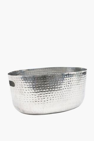 Beaten Metal Drinks Tub, Xl