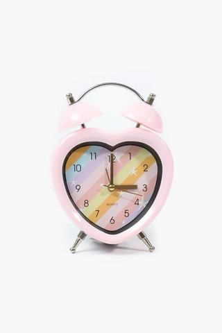 Heart Shape Bell Alarm Clock