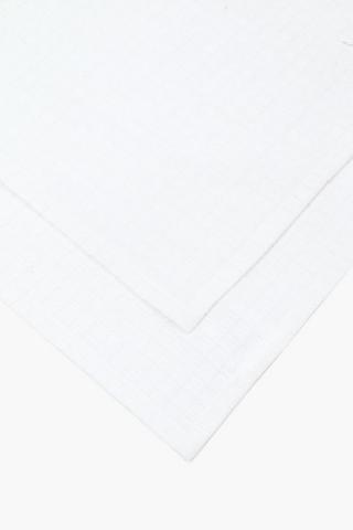 2 Pack Waffle Cotton Tea Towels