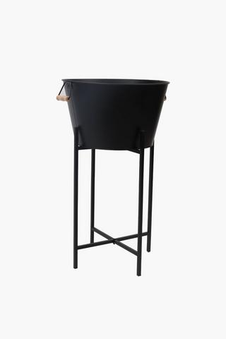 Champagne Bucket With Metal Stand