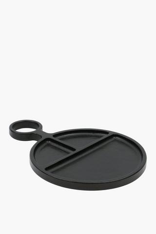 Round 3 Divisional Wooden Serving Board