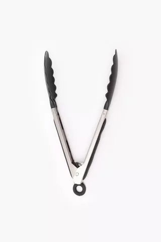 Stainless Steel And Nylon Tongs