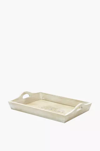 Country Fresh Wooden Tray