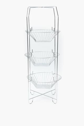 Powder Coated 3 Tier Vegetable Rack