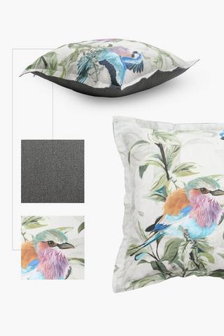Printed Pretty Birds Scatter Cushion, 55x55cm