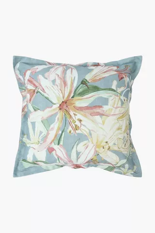 Printed Daphne Floral Scatter Cushion, 55x55cm
