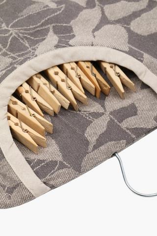Floral Cotton Peg Bag