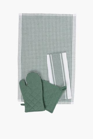 4 Pack Kitchen Linen Set