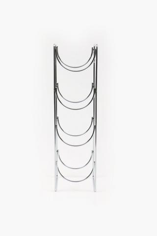 4 Bottle Metallic Wine Rack