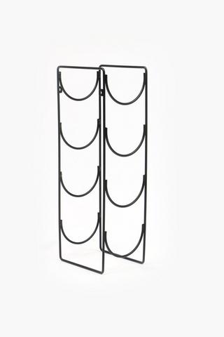 4 Bottle Metallic Wine Rack