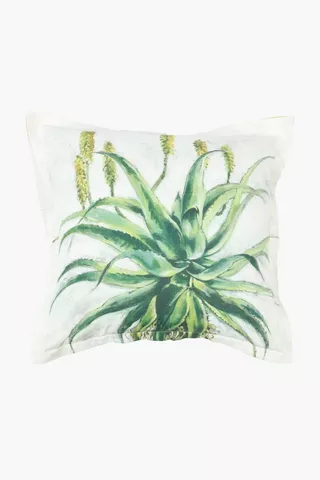 Printed Jubba Aloe Scatter Cushion, 55x55cm