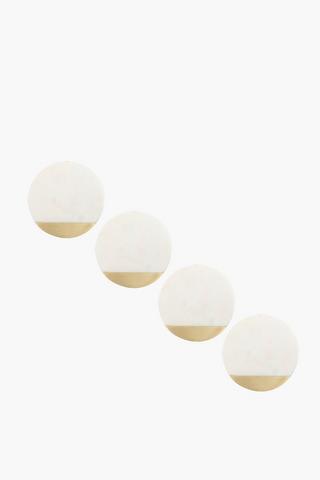 4 Pack Marble Coasters