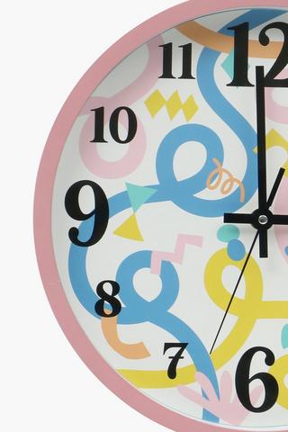 Plastic Wall Clock, 30cm