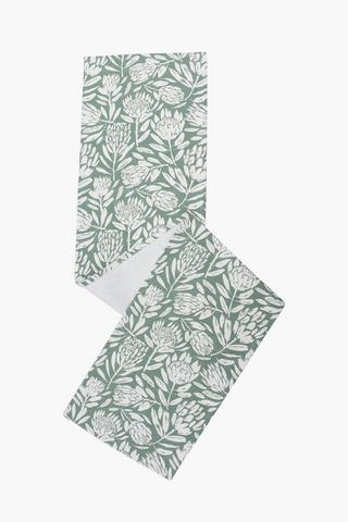 Floral Cotton Table Runner