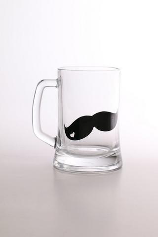 Moustache Beer Mug