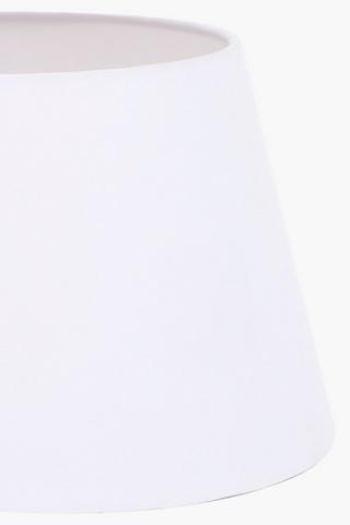 Cotton Tapered Lampshade, 35x21cm