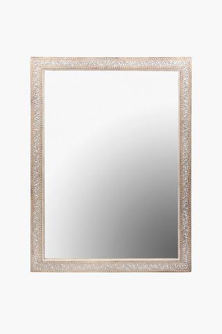 Paisley Mangowood Mirror, 90x120cm