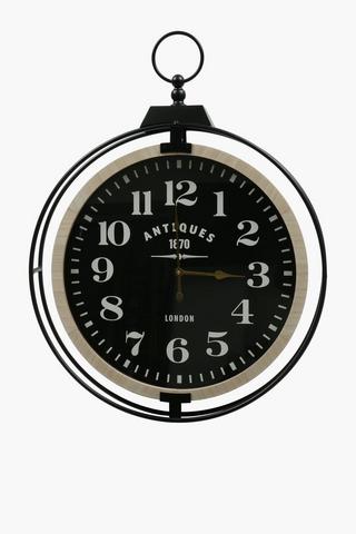 Station Antique Clock, 80cm