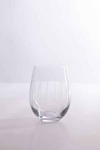 4 Pack Etched Stemless Glasses