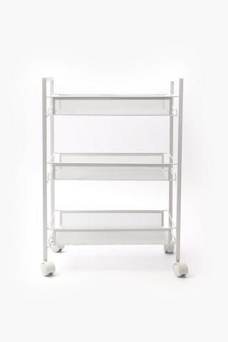 Metal 3 Tier Vegetable Trolley Rack