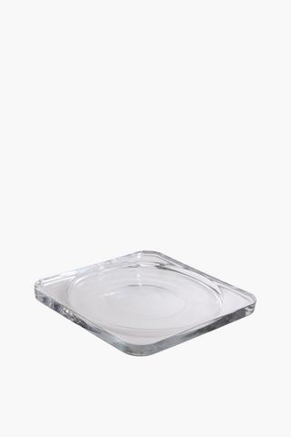 Edged Glass Cake Platter
