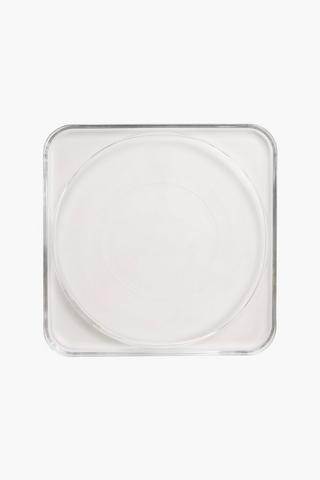 Edged Glass Cake Platter