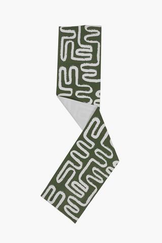 Abstract Cotton Table Runner