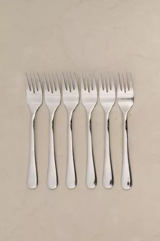 6 Pack Stainless Steel Forks