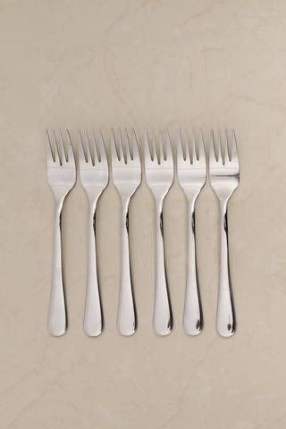6 Pack Stainless Steel Forks