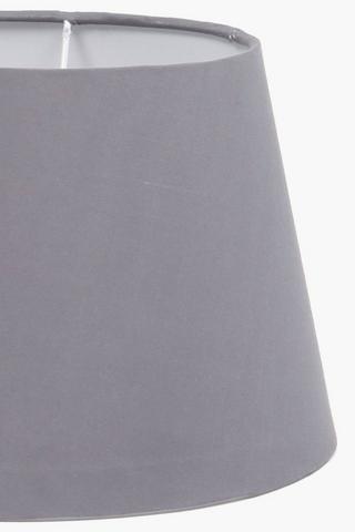 Cotton Tapered Lampshade, 20x28cm